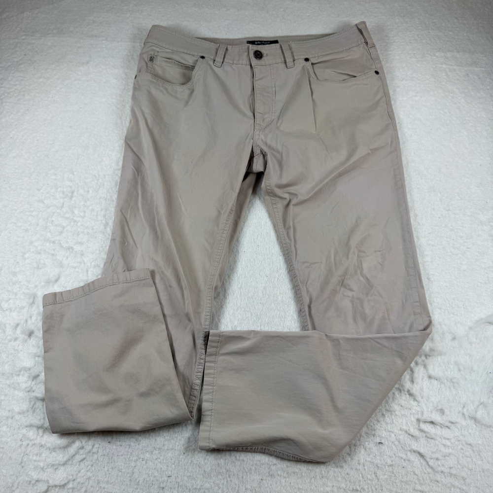 Gardeur Pants Mens Size 34x30 Beige Bill-3 Modern Fit Chino Straight Leg